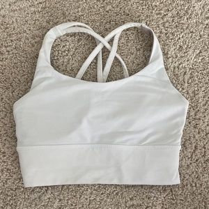 white lululemon size 2 sports bra